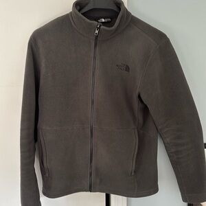 Grey North Face Fleece Jacket